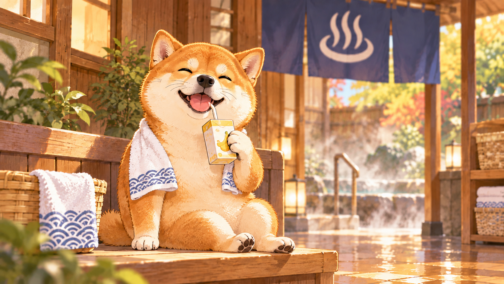 Drink fluids after bathing.