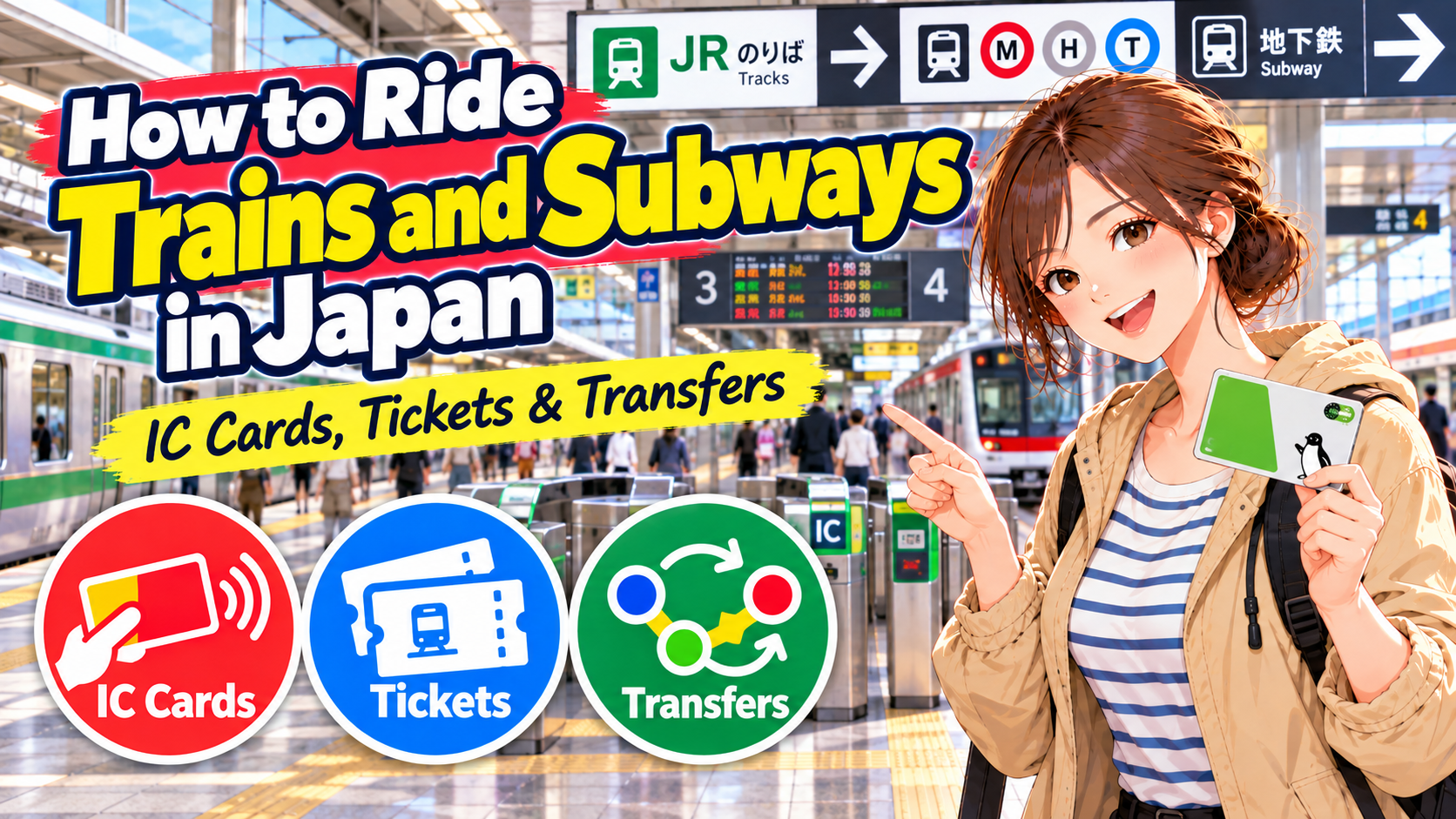 How to Ride Trains and Subways in Japan: IC Cards, Tickets & Transfers